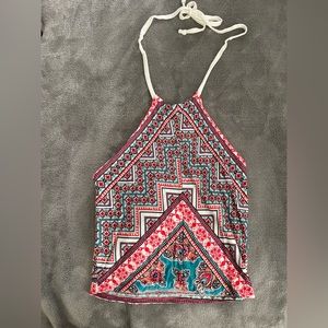 Multicolored crop top